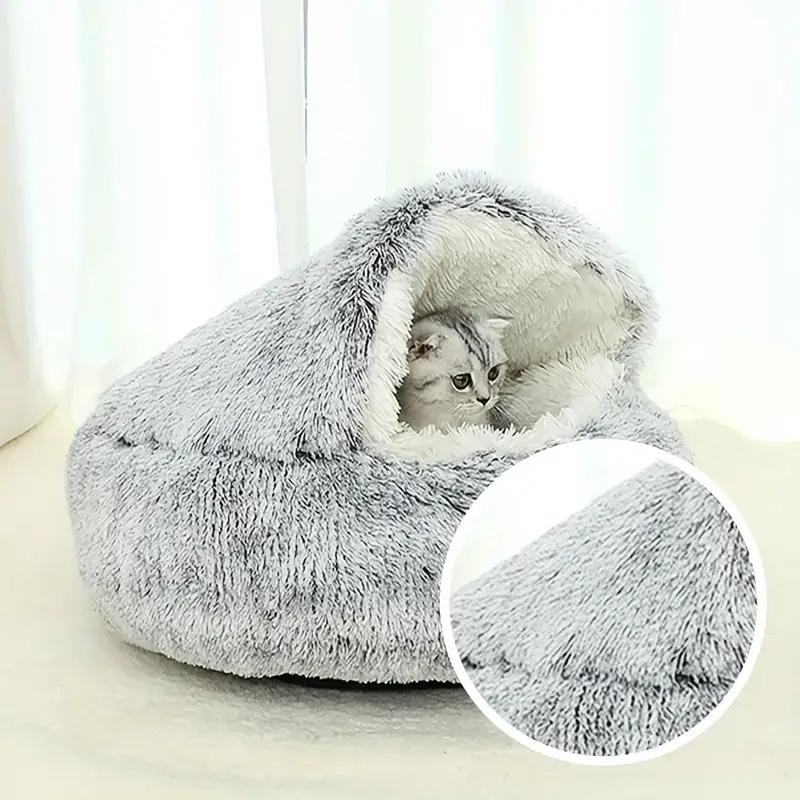 Snuggle Cave Plush Pet Bed