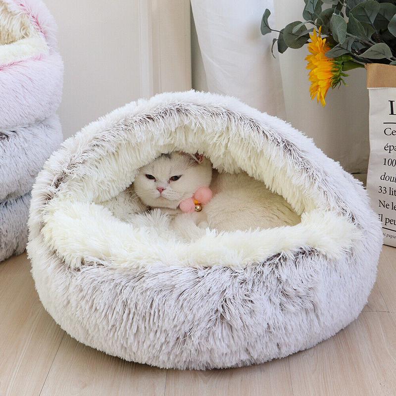 Snuggle Cave Plush Pet Bed