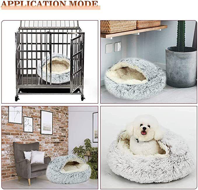 Snuggle Cave Plush Pet Bed