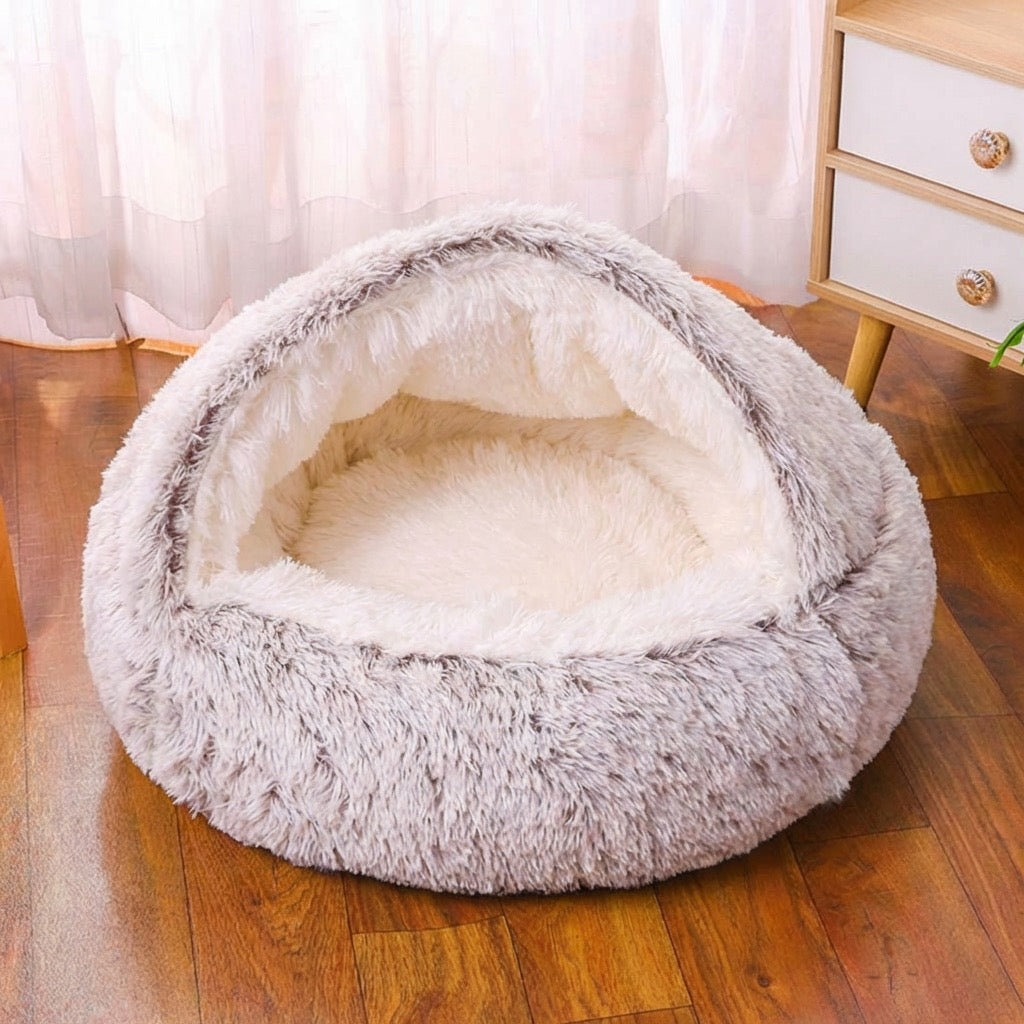 SNUGGLE HOODED PET BED