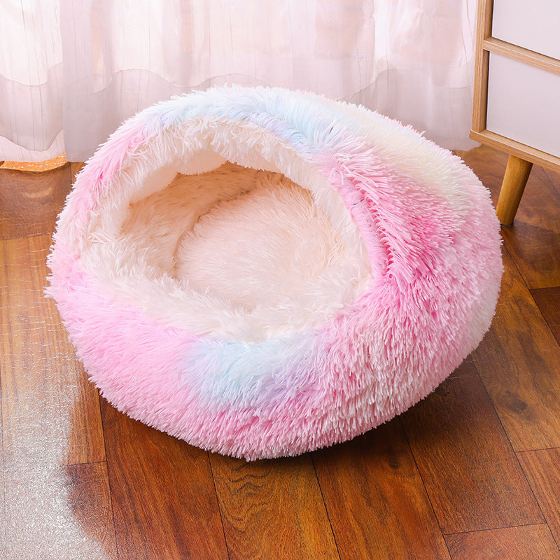 SNUGGLE HOODED PET BED