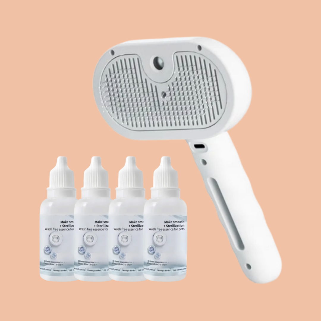 PET MIST GROOMING BRUSH One-Click Hair Removal