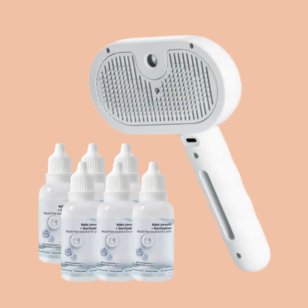 PET MIST GROOMING BRUSH One-Click Hair Removal