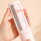 2 in 1 REUSABLE LINT ROLLER Portable Pet Hair Remover
