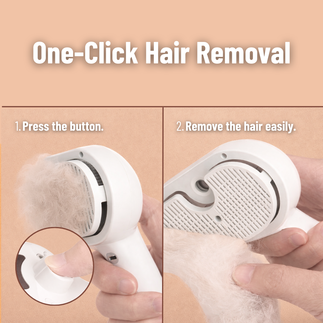 PET MIST GROOMING BRUSH One-Click Hair Removal