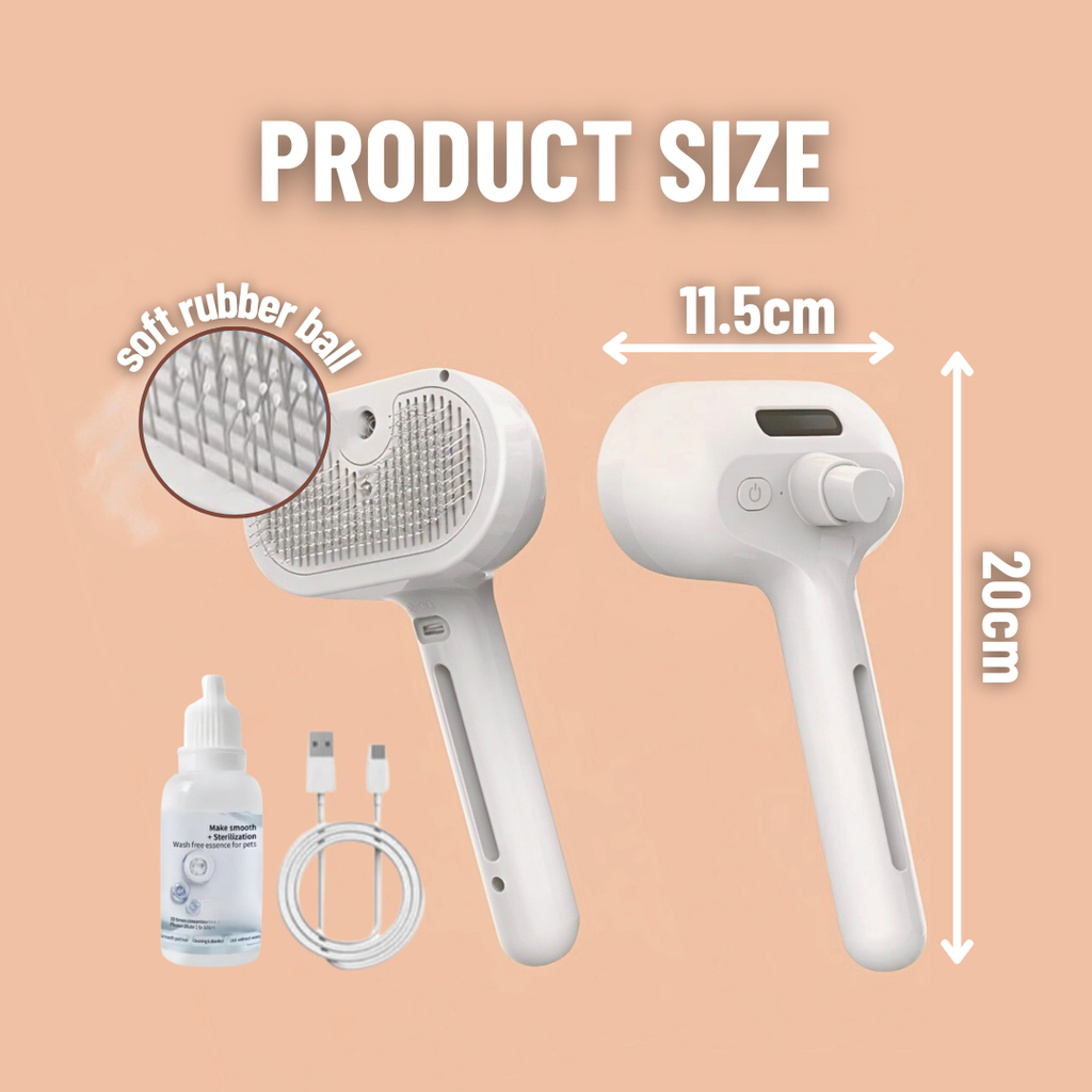PET MIST GROOMING BRUSH One-Click Hair Removal