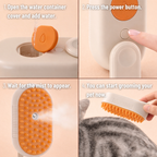 PET STEAM MIST BRUSH Foldable Massage Brush